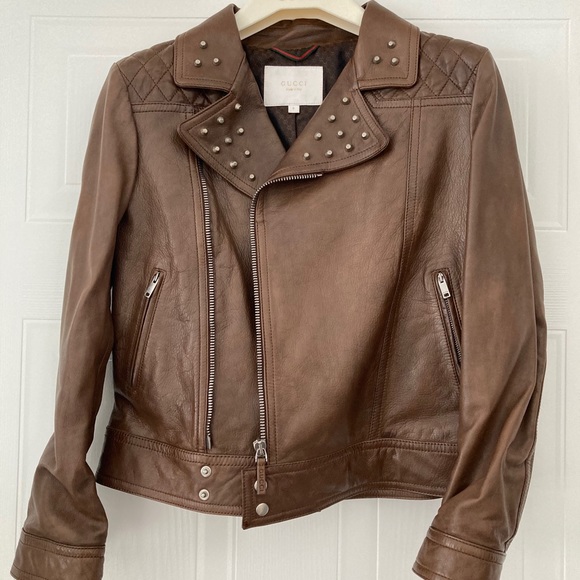 Gucci Kid’s Leather Jacket Authentic - Picture 5 of 16